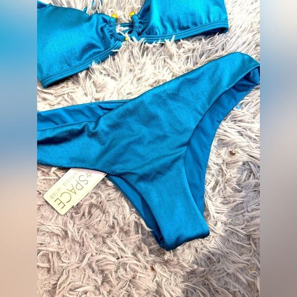 NWT LSPACE Toni Bikini Set Sz M Mediterranean - Picture 4 of 9